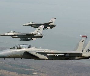 F-16, Niebo, Myśliwce