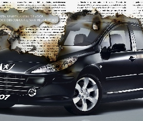 Gazeta, Przypalona, Peugeot, 307
