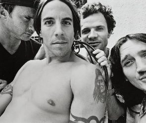 Chad Smith, John Frusciante, Flea, Anthony Kiedis