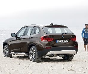 Tył, Lampy, BMW X1, Neonowe