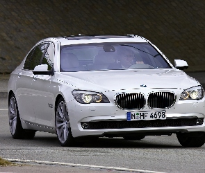 Zakręt, Tor, Biała, BMW F01