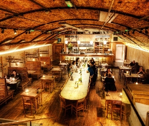 Stoliki, Bufet, Wnętrze, Restauracji