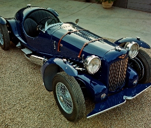 Aston Martin, Samochód Zabytkowy, Granatowy