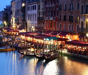 Łódki, Wieczór, Wenecja