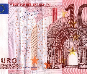 Dziesięć, Euro, Banknot
