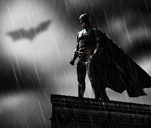 Batman, Deszcz, Dach
