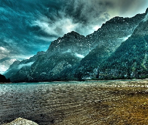 Niebo, Rzeka, Góry