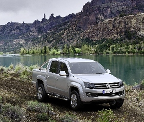 Góry, Volkswagen Amarok, Jezioro