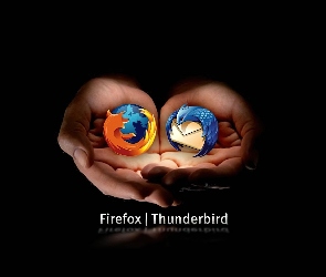 Firefox, Dłonie, Thunderbird