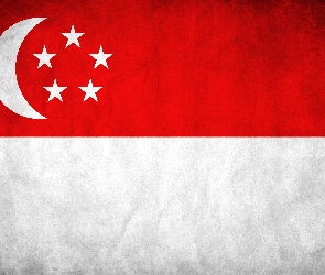 Państwa, Singapur, Flaga