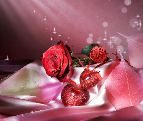 Walentynkowe, Serduszka, Róża