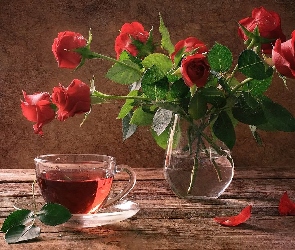 Róż, Herbata, Bukiet