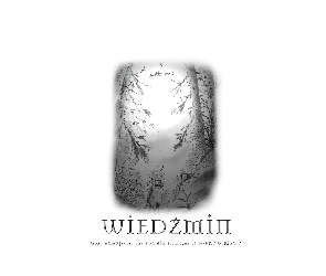 szkic, jeździec, drzewa, postać, The Witcher