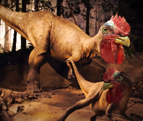 Dinozaur, Koguta, Głowa