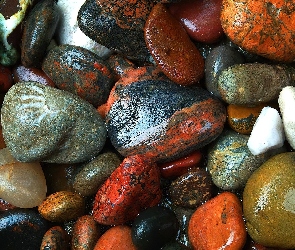 Kolorowe, Kamienie