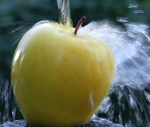 Jabłko, Woda, Żółte