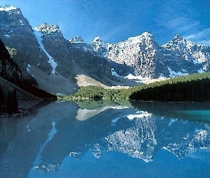 Canadian, Jezioro, Góry, Rockies, Kanada