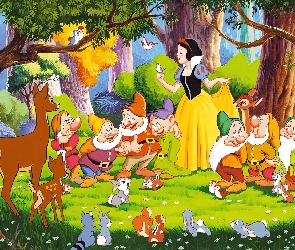Królewna Śnieżka i siedmiu krasnoludków, Bajka, Snow White and the Seven Dwarfs