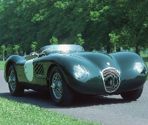 Samochód, Kabriolet, Jaguar C-Type