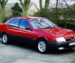 Alfa Romeo 164, Sedan, Czerwona