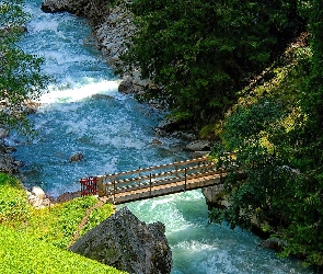 Rzeka, Most, Góry