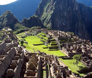 Peru, Ruiny, Góry, Machu Picchu