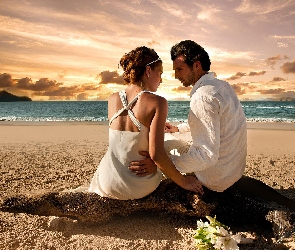 Para, Ślub, Morze