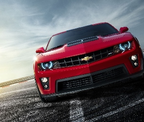 Czerwony, Chevrolet Camaro ZL1