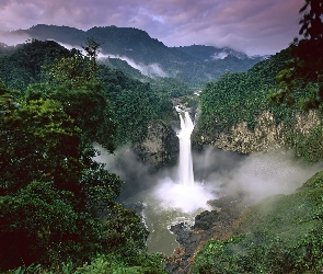 San Rafael Falls, Dżungla, Wodospad