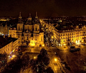 Czechy, Noc, Praga