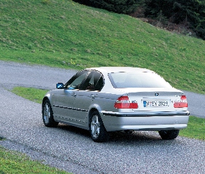 Sedan, E46, Srebrny, BMW