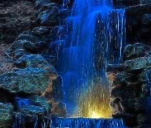 Wodospad, Fractalius