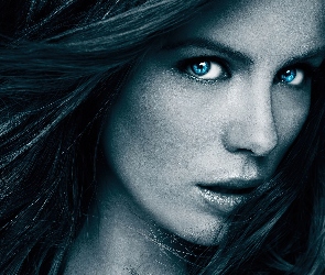 Kobieta, Oczy, Niebieskie, Twarz
