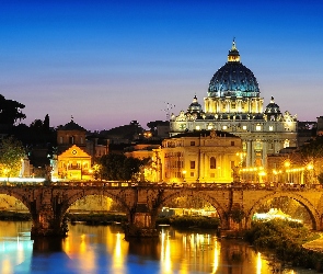 Bazylika Św. Piotra, Włochy, Rzym, Watykan, Most