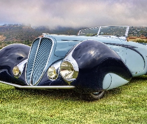 Delahaye 135M, Miasto, Góry