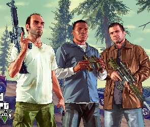 GTA 5, Broń, Mężczyźni
