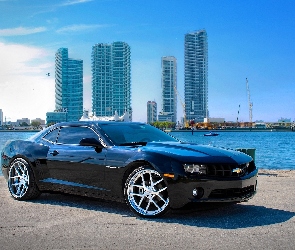 Woda, Miasto, Chevrolet, Camaro