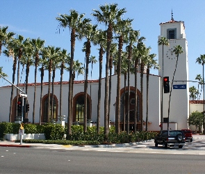Stany Zjednoczone, Palmy, Stacja Kolejowa, Los Angeles