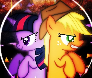 My Little Pony, Applejack, Twilight Sparkle