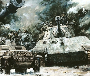 Tiger II, Żołnierze, Czołgi