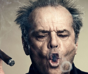 Mężczyzna, Cygaro, Jack Nicholson, Aktor