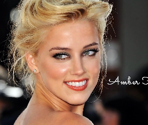 Zbliżenie, Uśmiech, Amber, Heard