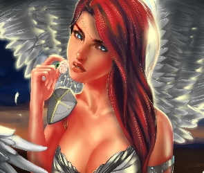 Kobieta, Anioł, Skrzydła