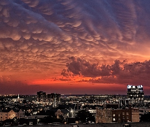Stany Zjednoczone, Chmury, Miasto, Fort Worth