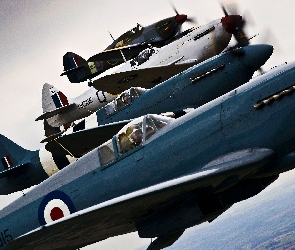 Hawker, Hurricane, Samoloty