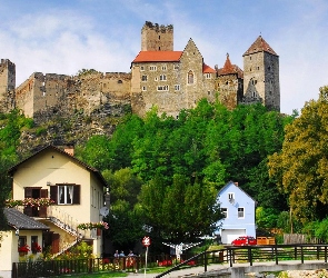 Austria, Miasto Hardegg, Zamek Hardegg, Park Narodowy Doliny Dyi