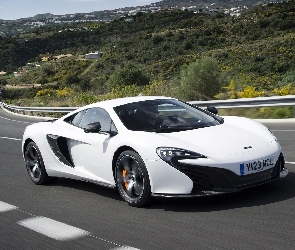 Góry, Droga, Samochód, McLaren 650S