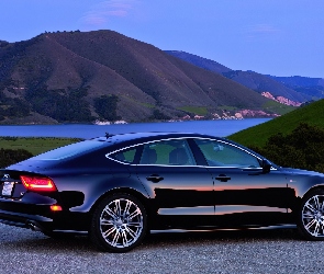 Góry, Jezioro, Audi A7