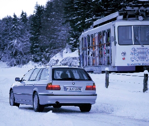 BMW 5, Zima, Kombi, E39