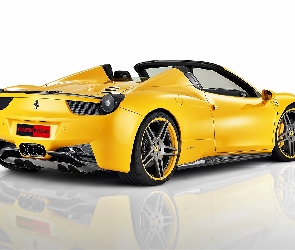 Żólty, Italia, Ferrari, 458 Spider